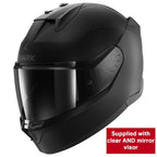 Shark D-Skwal 3 Dark Shadow Helmet (Matt Black)