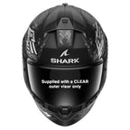 Shark (2025) Helmet - Ridill 2 Molokai - Black/White/Silver (Matte)