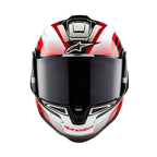 Alpinestars (2026) Helmet - Supertech R10 TEAM (Black Carbon/Red/White Gloss)