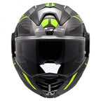 LS2 Motorcycle Touring Flip Over Helmet - FF901 Advant X - C Future (Hi Vis Yellow)