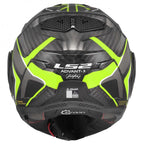 LS2 Motorcycle Touring Flip Over Helmet - FF901 Advant X - C Future (Hi Vis Yellow)