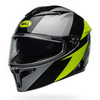 Bell Lithium SHEAR Motorcycle Helmet (Gloss Black/Grey/Yellow)