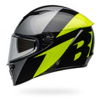 Bell Lithium SHEAR Motorcycle Helmet (Gloss Black/Grey/Yellow)