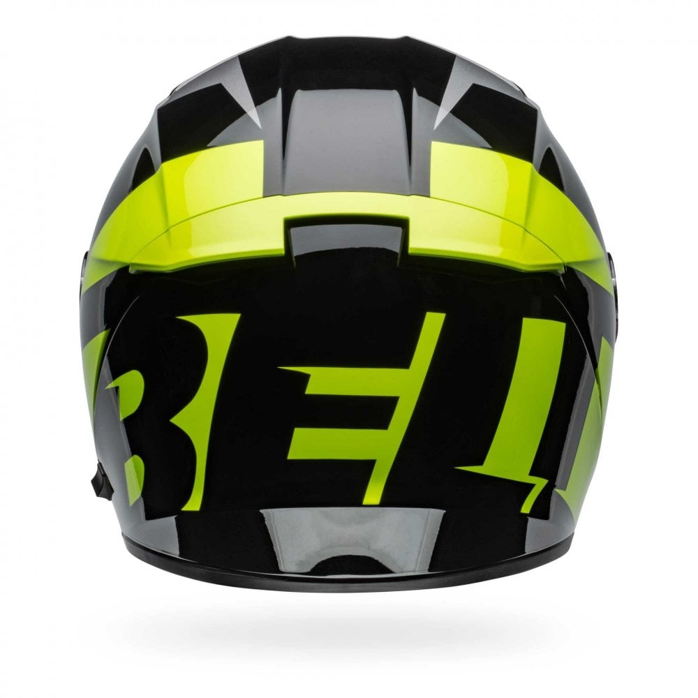 Bell Lithium SHEAR Motorcycle Helmet (Gloss Black/Grey/Yellow)