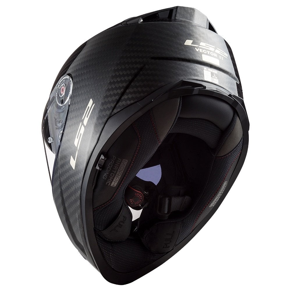 LS2 Motorcycle Road | Sports Helmet - FF811 Vector 2 (Gloss Carbon)