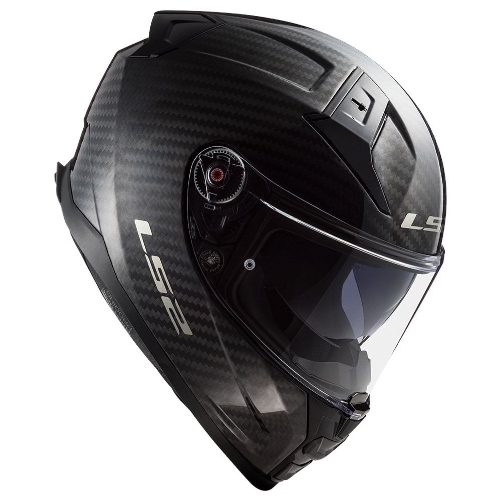 LS2 Motorcycle Road | Sports Helmet - FF811 Vector 2 (Gloss Carbon)