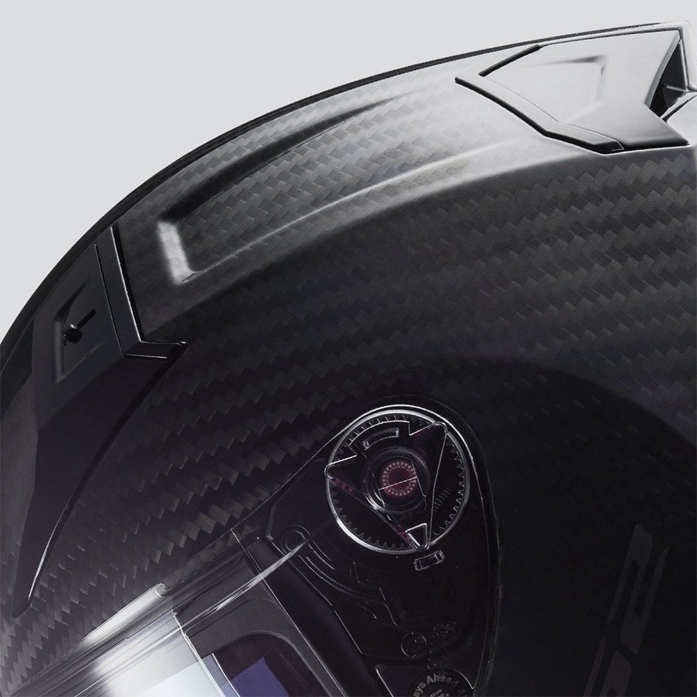 LS2 Motorcycle Road | Sports Helmet - FF811 Vector 2 (Gloss Carbon)