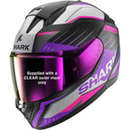 Shark (2025) Helmet - Ridill 2 Bersek (Black/Violet/Violet)