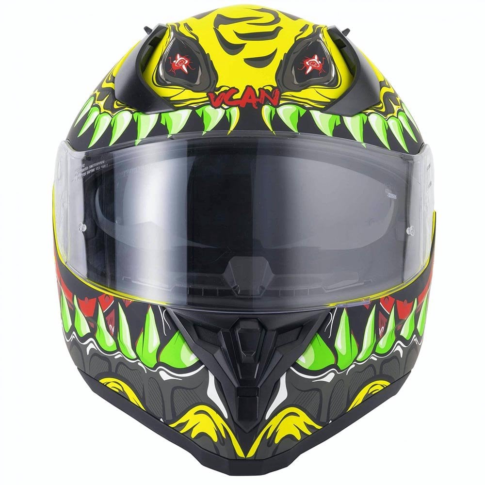 Vcan (2025) Helmet - H128 Titan 22.06 (Wild Yellow/Red)