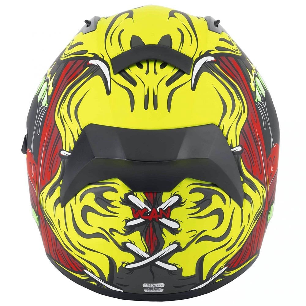 Vcan (2025) Helmet - H128 Titan 22.06 (Wild Yellow/Red)