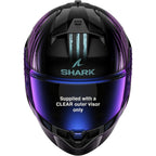 Shark (2025) Helmet - Ridill 2 Assya (Black/Purple/Green)