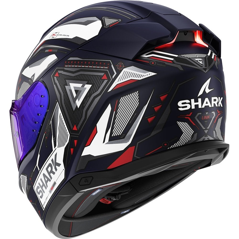 Shark (2025) Helmet - Skwal I3 Linik - Blue/White/Red