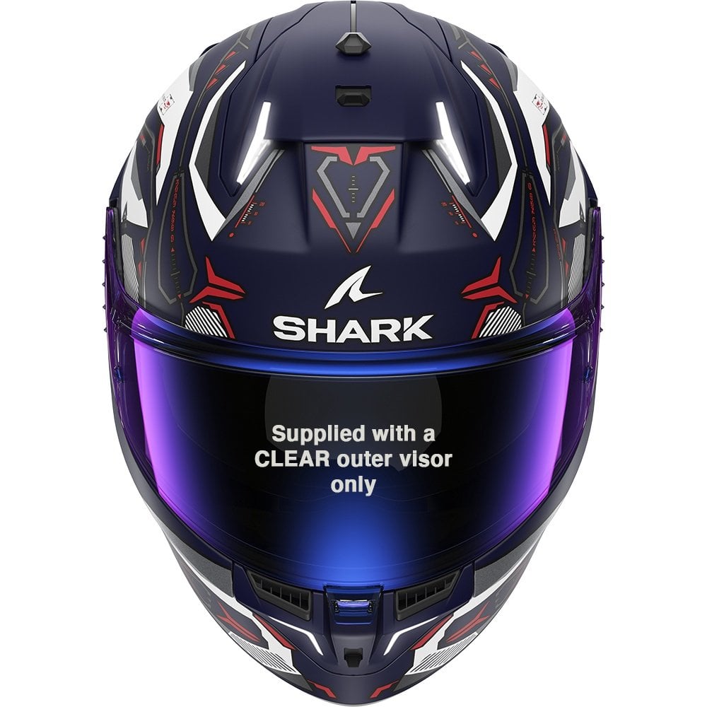 Shark (2025) Helmet - Skwal I3 Linik - Blue/White/Red