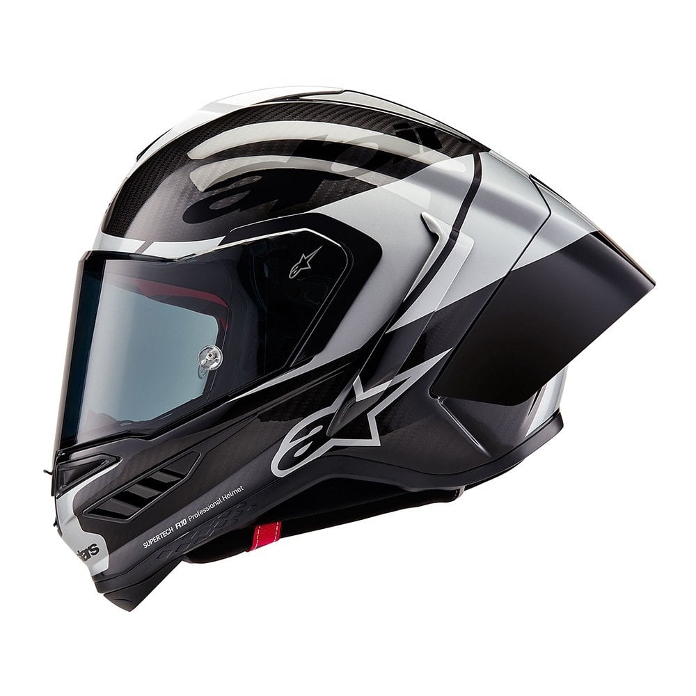 Alpinestars (2026) Helmet - Supertech R10 ELEMENT (Black/Carbon Silver/Black Gloss)