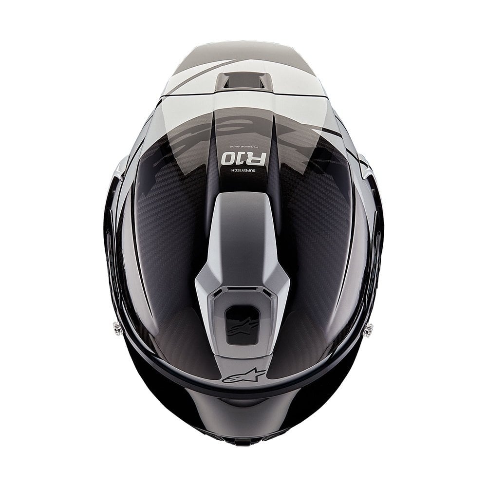 Alpinestars (2026) Helmet - Supertech R10 ELEMENT (Black/Carbon Silver/Black Gloss)