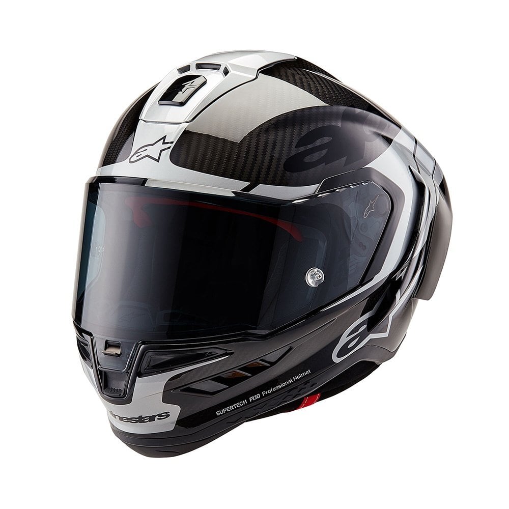 Alpinestars (2026) Helmet - Supertech R10 ELEMENT (Black/Carbon Silver/Black Gloss)