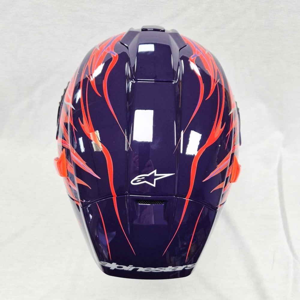 Alpinestars (Limited Edition) Helmet - Supertech R10 FLYTE Jorge martin (Purple/Red/White/Black Gloss)