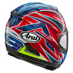 Arai RX-7V Evo Ogura Motorcycle Race Helmet (Red/Blue/Yellow)