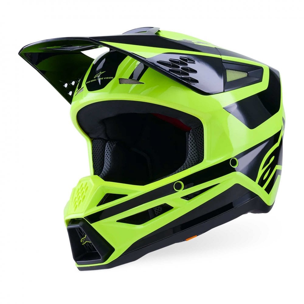 Alpinestars (MX26) MX Helmet - S-M3 HEAT (Yellow Fluo/Black Gloss)