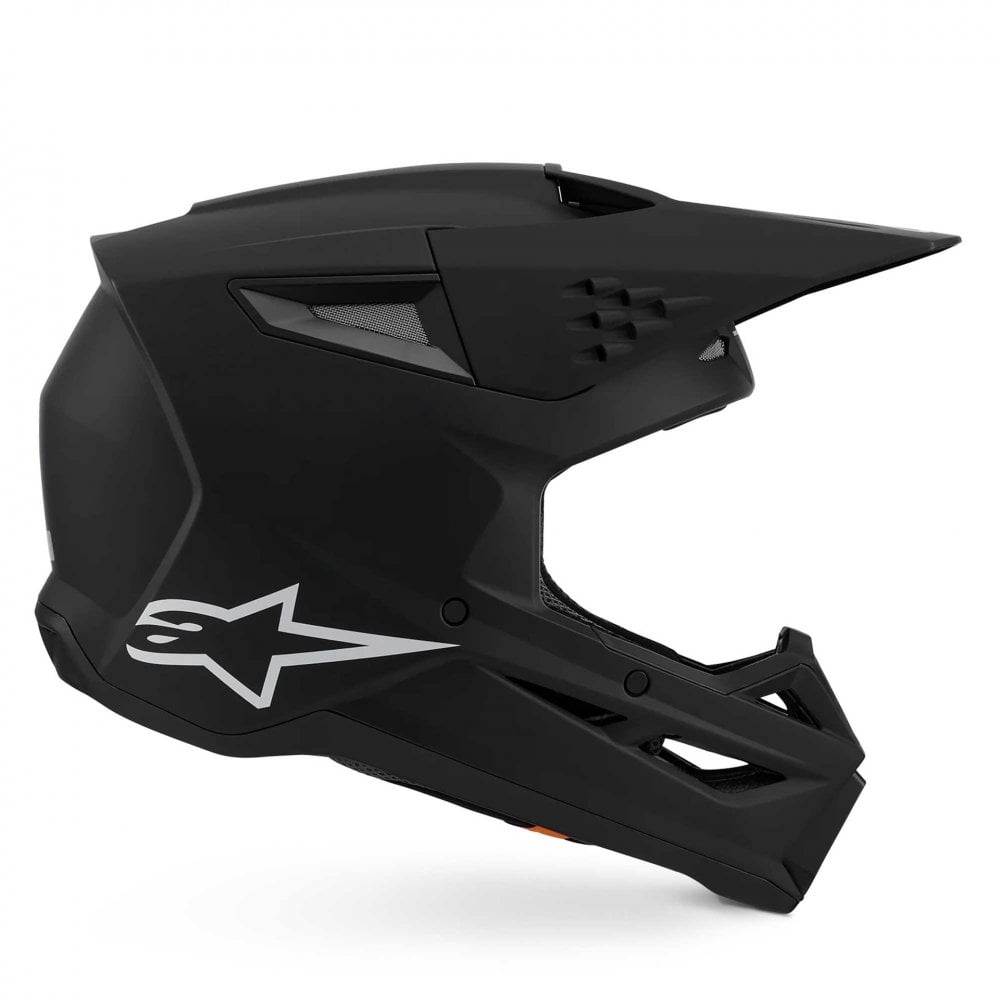 Alpinestars (MX26) MX Helmet - S-M3 SOLID (Black Matt)