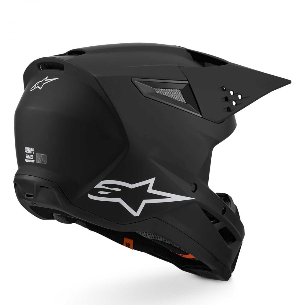 Alpinestars (MX26) MX Helmet - S-M3 SOLID (Matte Black)
