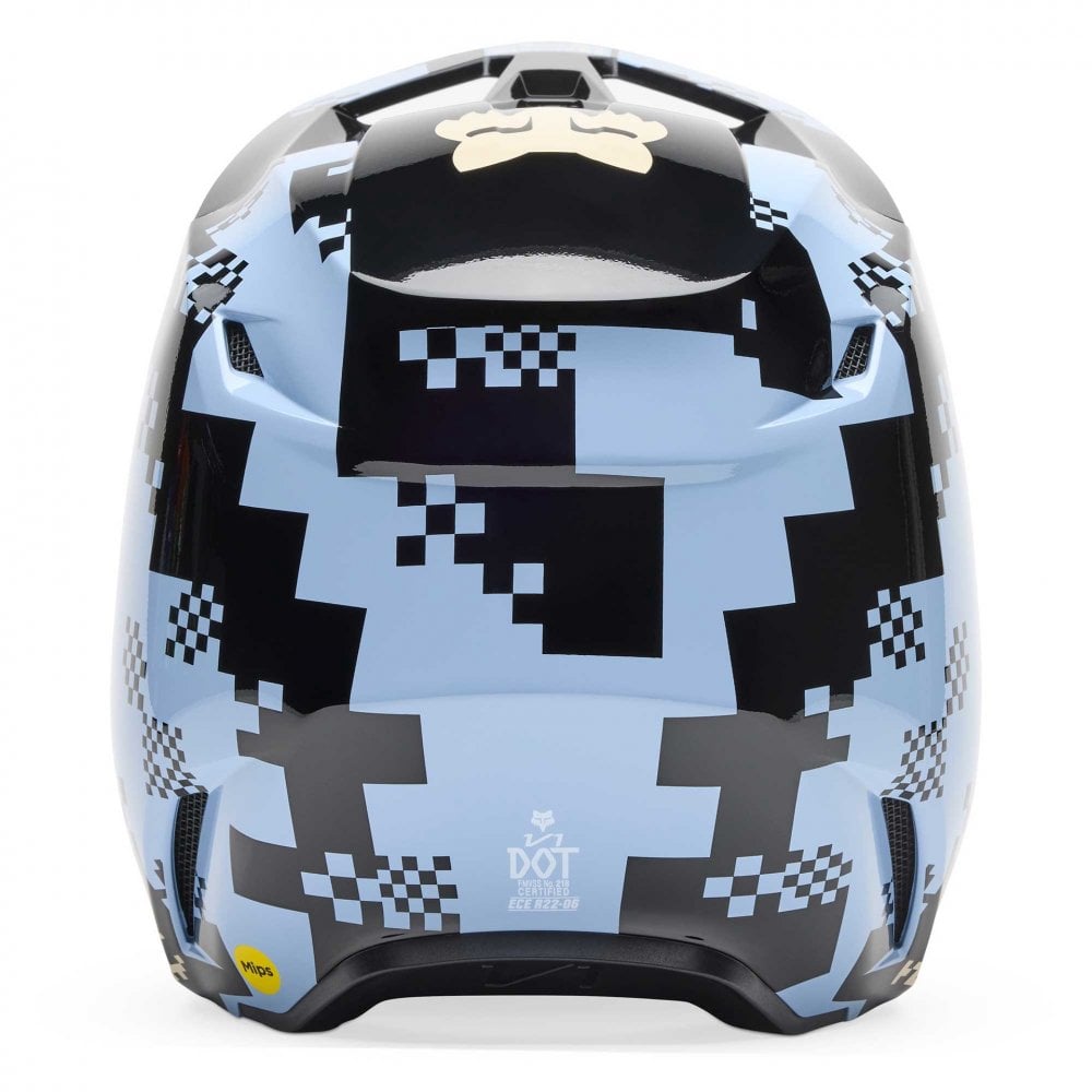 FOX Racing MX | Enduro Helmet - V1 DIGI IMAGE (Light Slate)