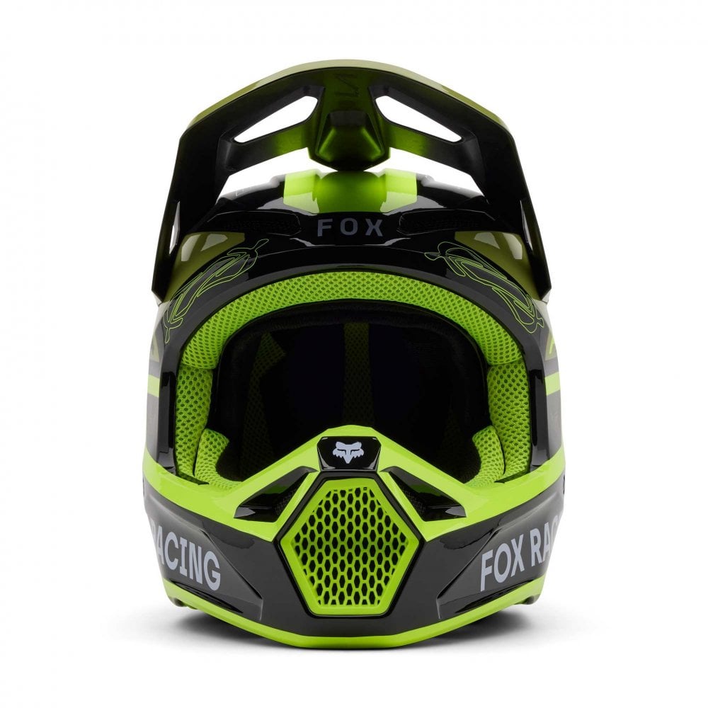 FOX Racing MX | Enduro Helmet - V1 RACE SPEC (Green/Fluo Yellow)