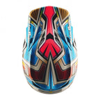 Troy Lee Motocross Helmet - SE5 Carbon MIPS - LOWRIDER (Silver/Blue/Pink)