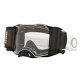 Oakley Airbrake Roll-Offs Goggles - TUFF BLOCKS (Gunmetal/White) Clear Lens