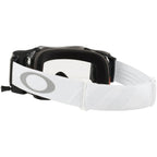 Oakley Airbrake Roll-Offs Goggles - TUFF BLOCKS (Gunmetal/White) Clear Lens