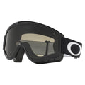 Oakley L-Frame Goggles - OTG Sand (Jet Black) Grey & Clear Lens
