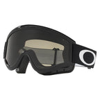 Oakley L-Frame Goggles - OTG Sand (Jet Black) Grey & Clear Lens