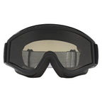 Oakley L-Frame Goggles - OTG Sand (Jet Black) Grey & Clear Lens