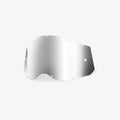 100% (Spares) Lens - Accuri-2/Strata-2/Racecraft-2 - Iridium - Silver