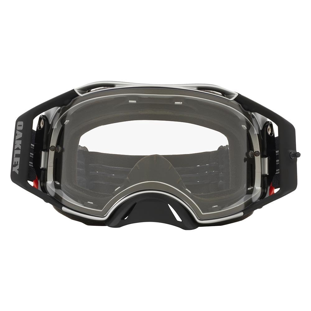 Oakley Airbrake Goggles - TUFF BLOCKS (Gunmetal/Black) Clear Lens