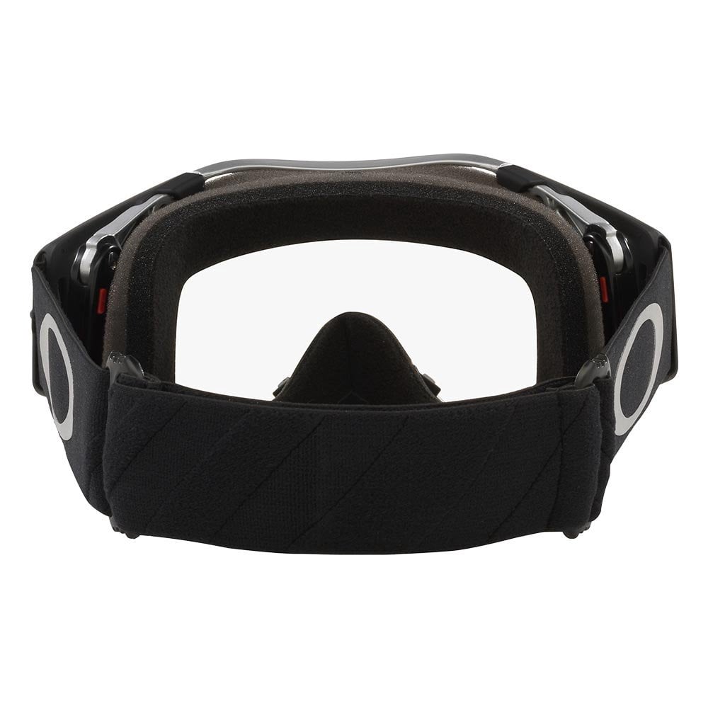 Oakley Airbrake Goggles - TUFF BLOCKS (Gunmetal/Black) Clear Lens