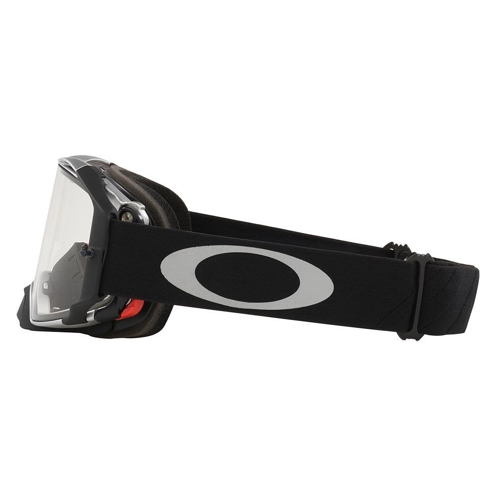 Oakley Airbrake Goggles - TUFF BLOCKS (Gunmetal/Black) Clear Lens