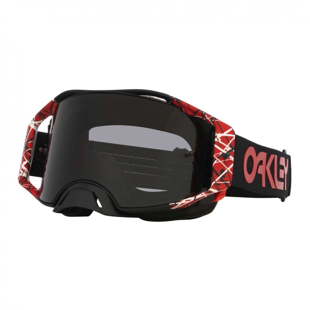 Oakley Airbrake Goggles (Red Eddie) Dark Grey Lens