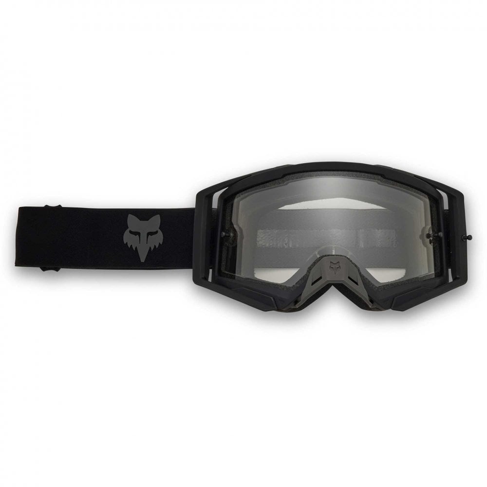 FOX Racing MX | MTB Goggles - AIRSPACE V3 Enduro (Black) Dual Clear Lens