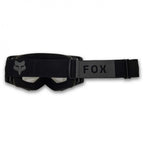 FOX Racing AIRSPACE V3 Enduro Goggles (Black) Dual Clear Lens