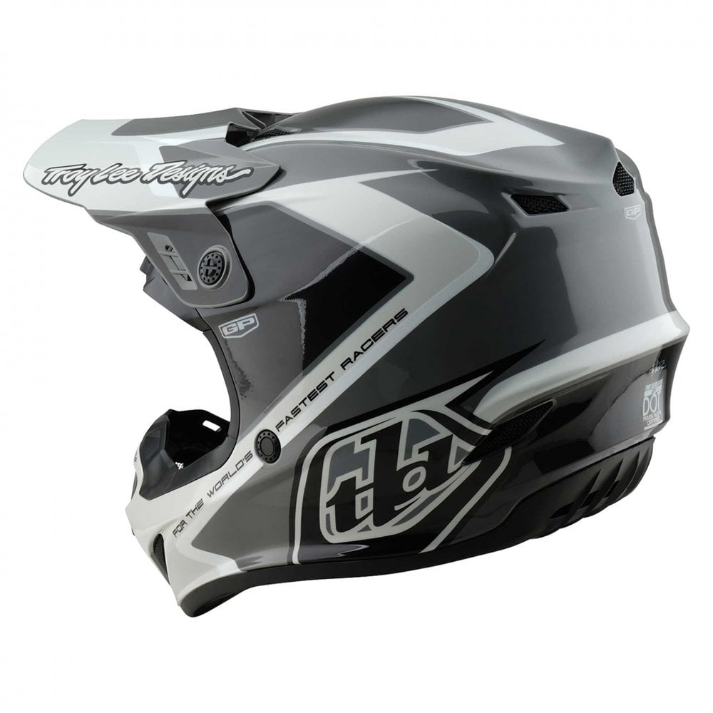 Troy Lee Motocross Helmet - GP Shutter (Grey)