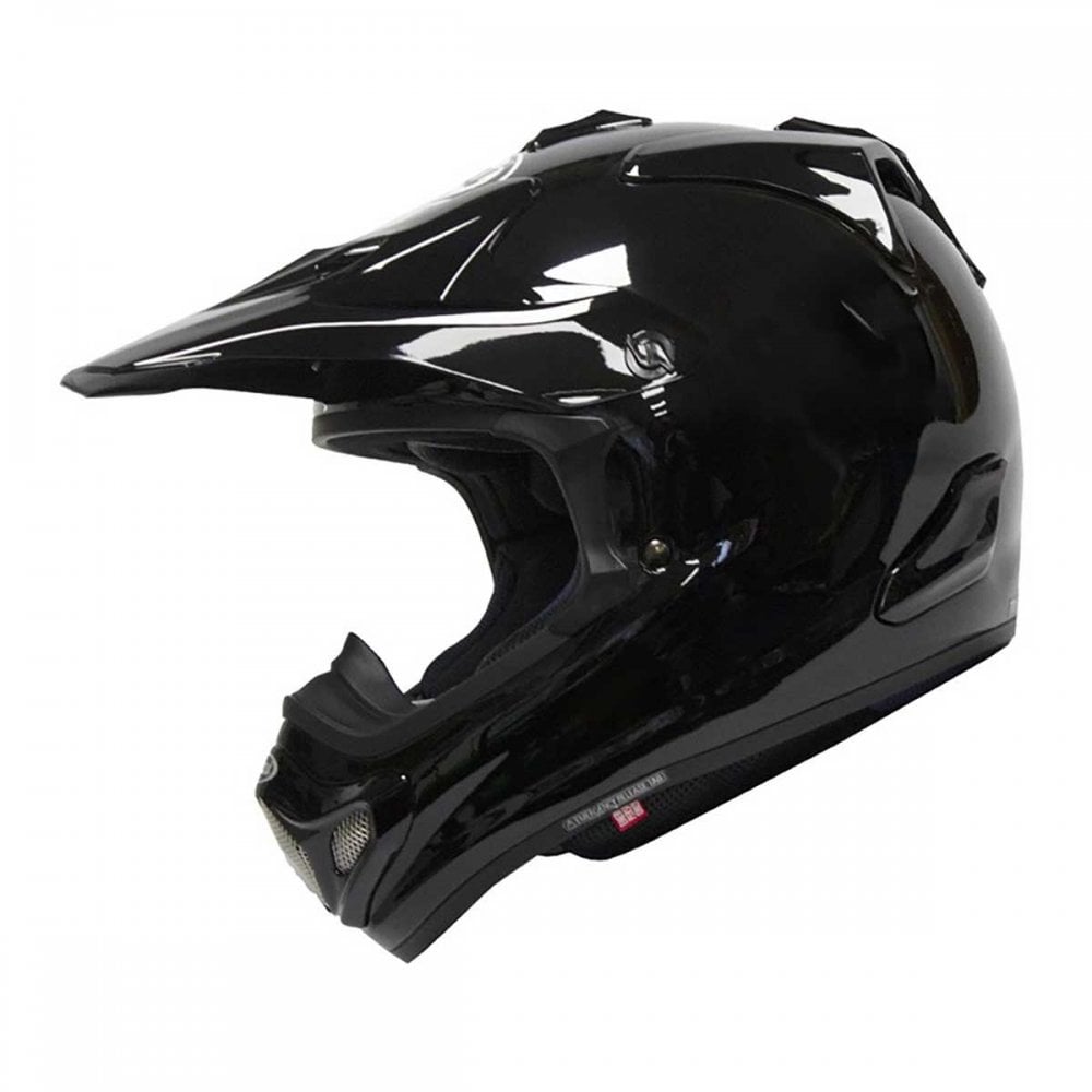 Arai Motocross | Enduro Helmet - MX-V Evo  PLAIN (Gloss Black)
