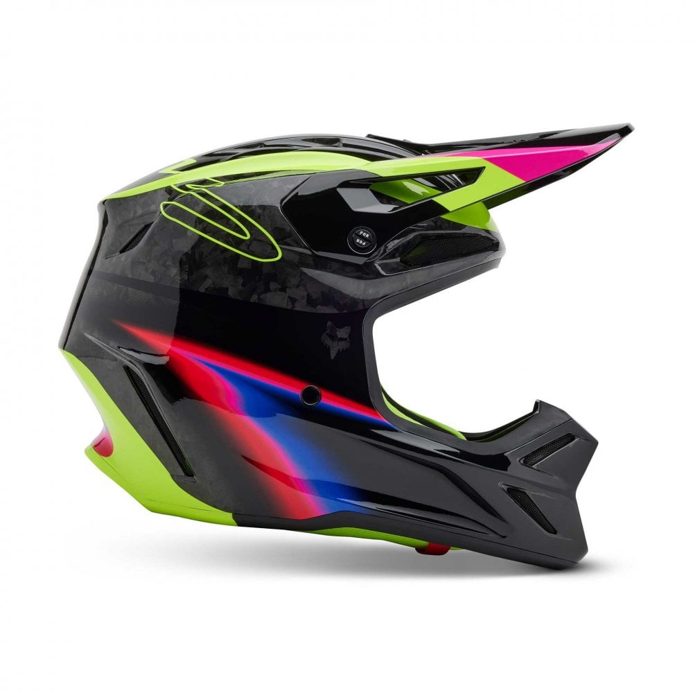 FOX Racing MX | Enduro Helmet - V3 RS Carbon ENERGY (Black)