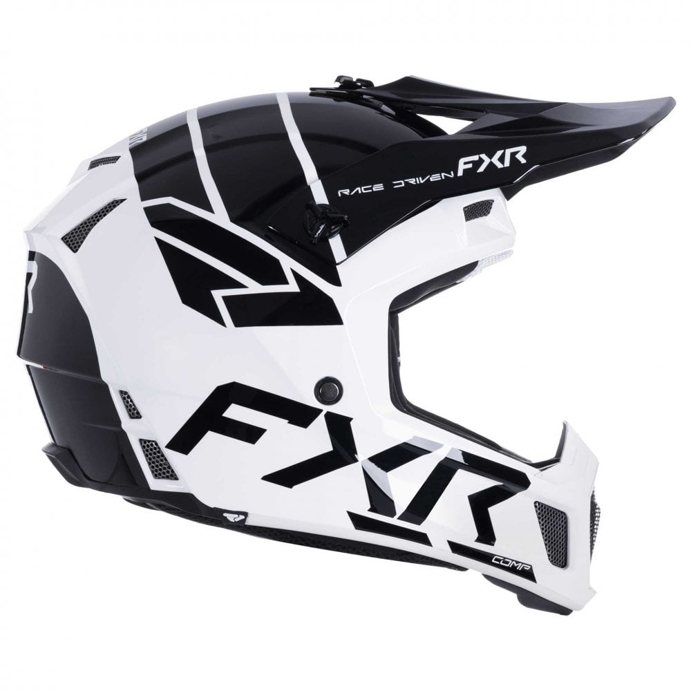 FXR (MX26) Helmet - Clutch - COMP (White/Black)