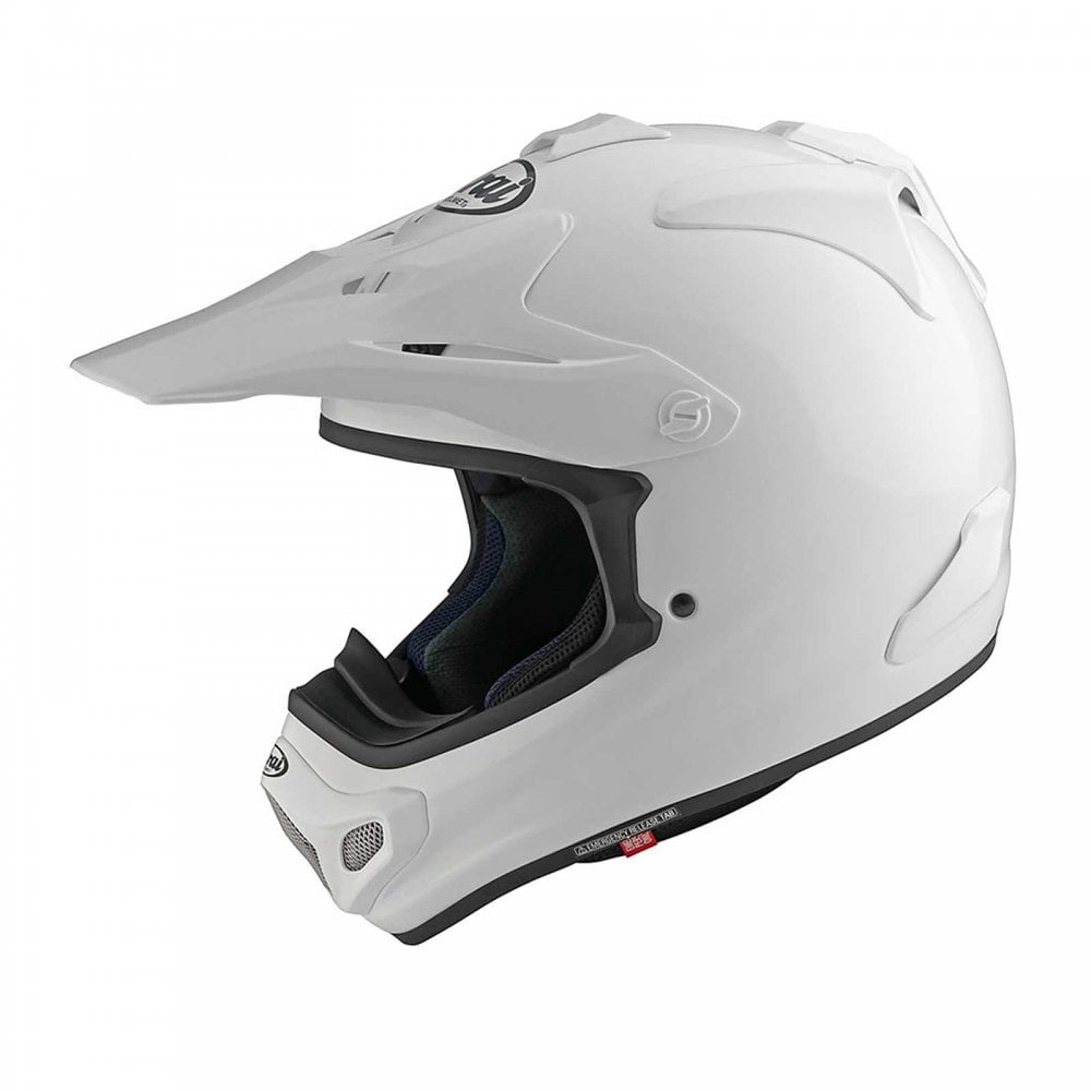 Arai Motocross | Enduro Helmet - MX-V Evo  PLAIN (Gloss White)