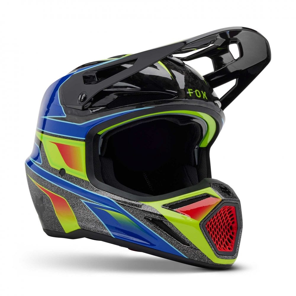 FOX Racing MX | Enduro Helmet - V3 RS Carbon ACRIC (Multi)