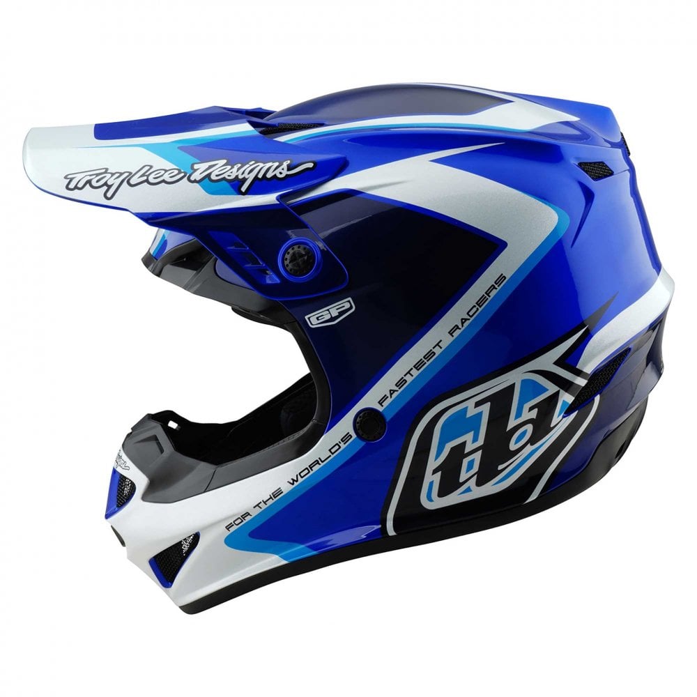 Troy Lee Motocross Youth Helmet - GP SHUTTER (Blue)