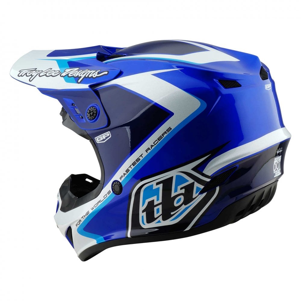 Troy Lee Motocross Youth Helmet - GP SHUTTER (Blue)
