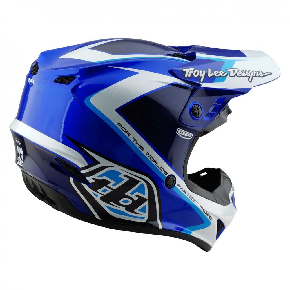 Troy Lee Motocross Youth Helmet - GP SHUTTER (Blue)