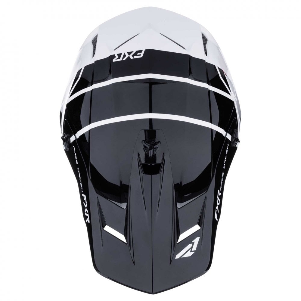 FXR (MX26) Youth Helmet - Clutch (White/Black)